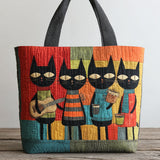 Street Meows CP0701019CL Quilted Tote Bag