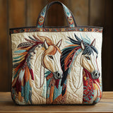 Horse Spirit CW0801008CL Quilted Tote Bag