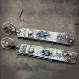 Artisan Blue Stone Earrings