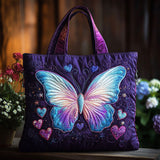 Butterfly Aura CW1401027CL Quilted Tote Bag