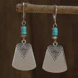 Artisan-Made Turquoise Stone Earrings