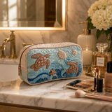 Sea Turtle Quilted Makeup Bag NCU0DK10241