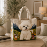 Quilted Tote Bag - Enchanted Dog