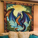 Twilight Blaze Quilted Blanket NCU0NT695