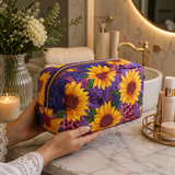 Sun Charm Quilted Makeup Bag NCU0NT10240