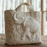 Quilted Tote Bag - Elephant