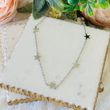 Delicate Star Charm Choker Necklace