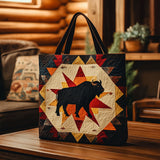 Sacred Bison Star KL1512010CL Quilted Tote Bag
