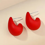 Sleek Minimalist C-Shaped Earrings