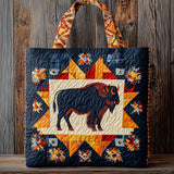 Sacred Plains Bison WN0901068CL Quilted Tote Bag