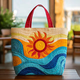 Sunlit Flow CP1201090CL Quilted Tote Bag
