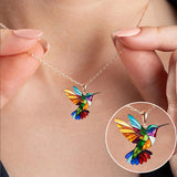 Stunning Hummingbird Necklace with Matching Gift Earrings – Limited Time Offer