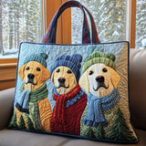 Labrador Warm Hug WN1710081CL Quilted Tote Bag