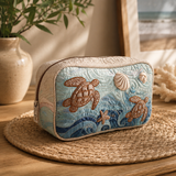 Sea Turtle Quilted Makeup Bag NCU0DK10241