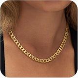 Chunky Gold Ring Cuban Necklace