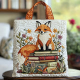 Bookish Fox XR1111024CL Quilted Tote Bag