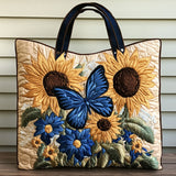 Butterfly Bloom Glow CW2609005CL Quilted Tote Bag
