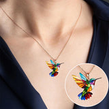 Stunning Hummingbird Necklace with Matching Gift Earrings – Limited Time Offer