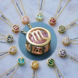 Reversible Zodiac Pendant Necklace