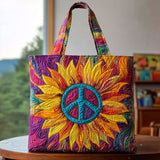 Free Spirit Sunflower WN0901026CL Quilted Tote Bag