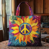 Bright Spirit Sunflower WN0901008CL Quilted Tote Bag