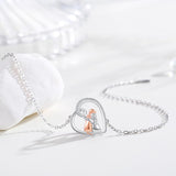 Adjustable Dog-Themed Friendship Bracelet