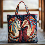 Wild Horse Spirit CW0801022CL Quilted Tote Bag