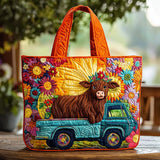 Hippie Cow QA1911007CL Quilted Tote Bag