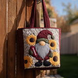 Sunflower Football XR1811028CL Quilted Tote Bag