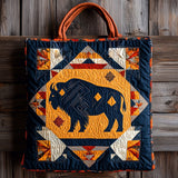 Starcrest Bison WN0901079CL Quilted Tote Bag