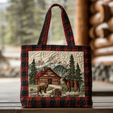 Cabin Hunting Dream WN1710001CL Quilted Tote Bag