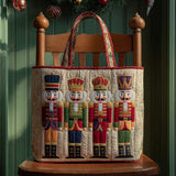 Nutcrackers XR1710005CL Quilted Tote Bag