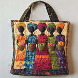 African Women Spirit WN0701024CL Quilted Tote Bag