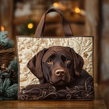 Quilted Tote Bag - Labrador Charm