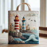 Lighthouse Glow CW1301017CL Quilted Tote Bag