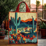 Blooming Desert QA2511008CL Quilted Tote Bag