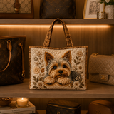 Quilted Tote Bag - Adorable Yorkshire