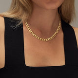 Chunky Gold Ring Cuban Necklace