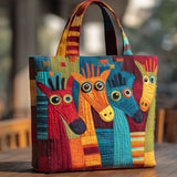 Cheerful Mane CP0701045CL Quilted Tote Bag