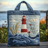 Sea Lighthouse CW1301023CL Quilted Tote Bag