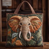 Charming Elephant CW1201076CL Quilted Tote Bag
