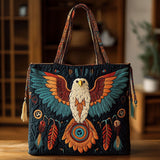 Tribal Eagle CW0901012CL Quilted Tote Bag