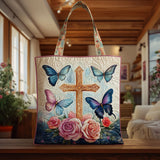 Butterfly Heaven KL2711017CL Quilted Tote Bag