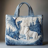 Soul Wolf WN0701091CL Quilted Tote Bag