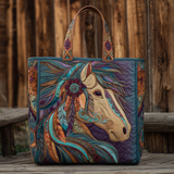 Tribal Mane XR0213036CL Quilted Tote Bag