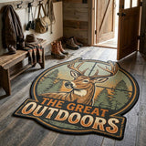 Amber Wilderness Custom Shape Area Rug NCU0HH1985