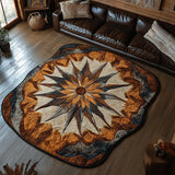 Ancestral Sunbeam Custom Shape Area Rug NCU0PT11590