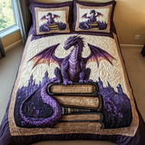 Dragon 3-Piece Quilted Bedding Set NCU0VT87