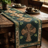 Ancient Irish Cross Quilted Table Runner NCU0TV1504