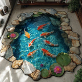 Aqua Garden Custom Shape Area Rug NCU0TV1838